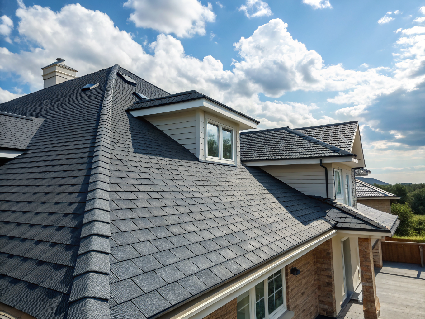 Restored Victorian home with new premium asphalt shingle roof